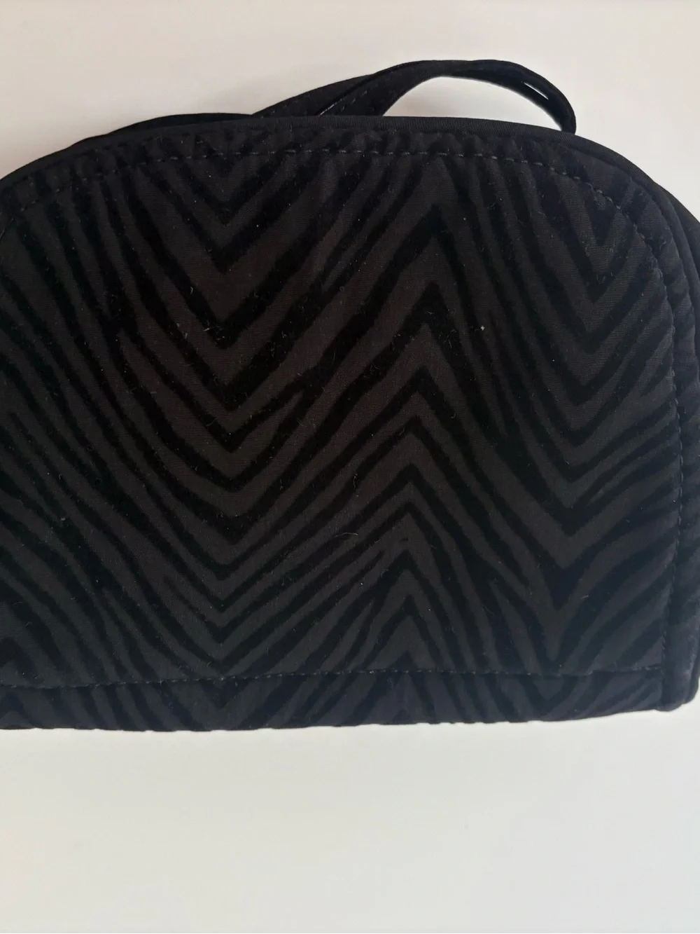 Vera Bradley Black  Velvet Pouch